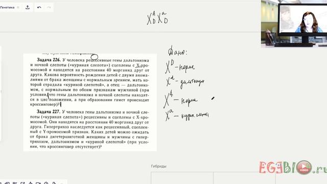 Задача "на 40 морганид" . Видеоуроки биологии на egebio.ru смотреть онлайн