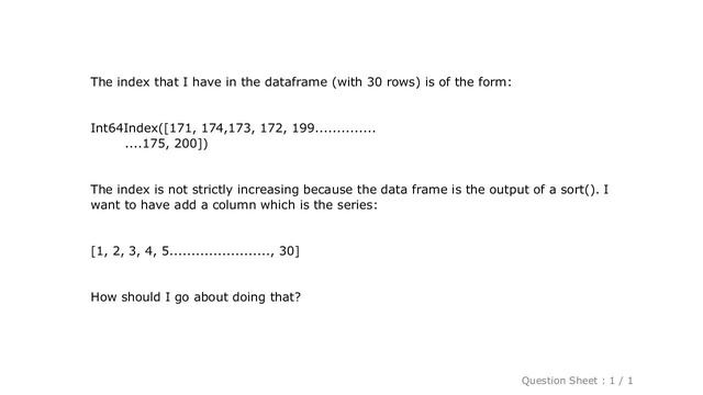 Pandas : Pandas (python): How to add column to dataframe for index? смотреть онлайн