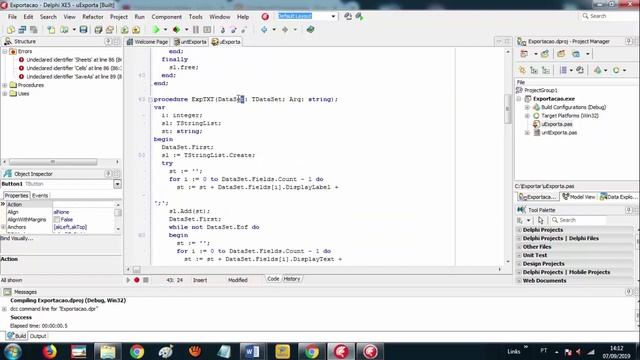 Exportando dataset para TXT - Exportação no delphi Parte III смотреть онлайн