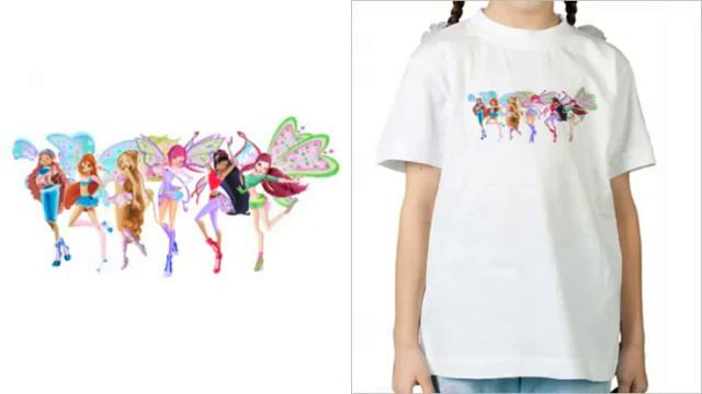 Футболка Детская футболка Winx 3D на заказ купить майку с надписями смотреть онлайн