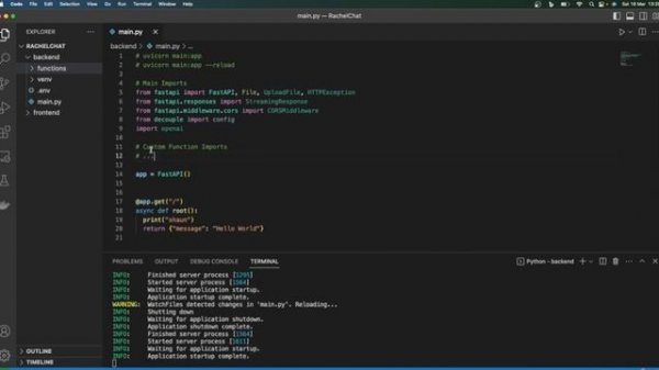 ChatGPT AI Voice Chatbot Build with React and FAST API Combo