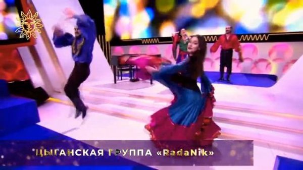 #Radda Erdenko & Romani - Gipsy group "RadaNik" on the Russia first TV chanal