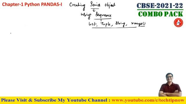 Python PANDAS Series | Data Handling using Pandas and Visualization | Class 12 IP Chapter 1 Part 1 смотреть онлайн