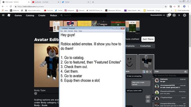ROBLOX ADDED DANCES/EMOTES!! (How to equip Roblox emotes) смотреть онлайн
