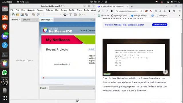 testando transmissão com Ubuntu смотреть онлайн