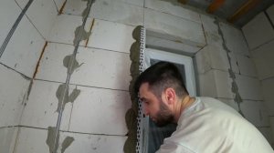 СЕКРЕТ ИДЕАЛЬНЫХ ОТКОСОВ ⭕️ Штукатурка откосов при помощи профилей примыкания