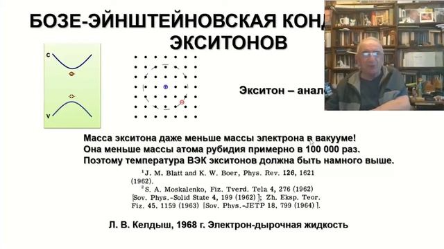 Лекция Академика Р. А. Суриса Бозе Эйнштейновская конденсация что это такое и почему это интересно смотреть онлайн