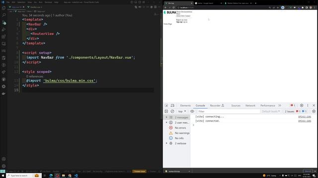 75. Install Bulma CSS library and create a navbar in the NotesList App | Vue Composition API - Vue смотреть онлайн