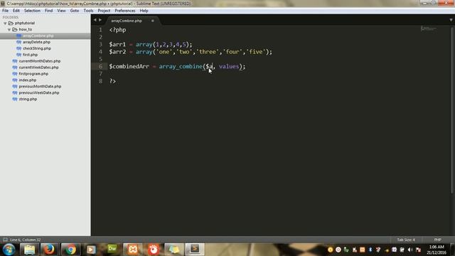Creates an array by using the elements from one keys array and one values array смотреть онлайн