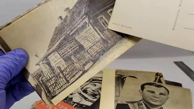 Открытки Космонавт Юрий ГАГАРИН 1961 г. СССР. Cosmonaut Yuri GAGARIN 1961,1st man in space Postcard смотреть онлайн