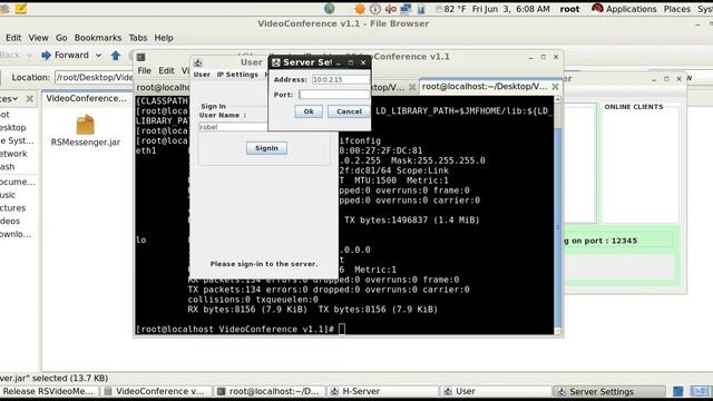 VideoConference source code in Java with JMF смотреть онлайн