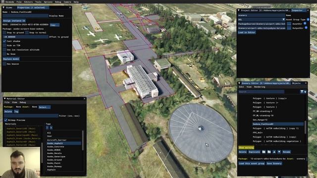 #3. Создание аэродрома в MSFS2020 (через SDK) часть 3: добавляем ключевые здания из базы и парковки смотреть онлайн