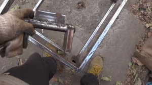 Отрезной станок Своими руками. маятниковая пила по металлу.