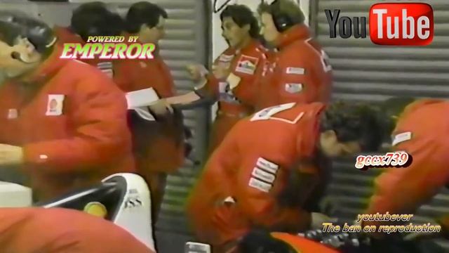 Primeiro teste de Senna em 1993 com a McLaren-Ford MP4/8 em Silverstone смотреть онлайн