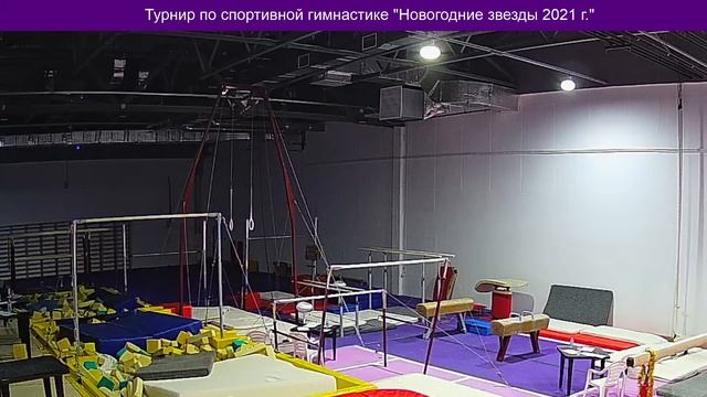 Турнир по спортивной гимнастике "Новогодние звезды 2021 г." смотреть онлайн