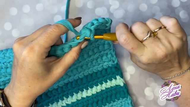 УЗОР КРЮЧКОМ ДЛЯ КОВРА! ПРОСТОЙ И ЭФФЕКТНЫЙ!Подойдет для пряжи и шнура?