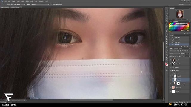 Aprille - Cartoon Effect / Vector Art / Vexel Art - Photoshop (Timelapse) смотреть онлайн