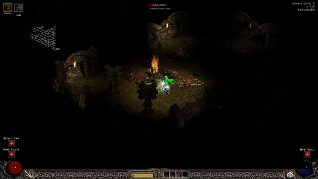Diablo 2 LOD - Act II Sewers - Widescreen смотреть онлайн