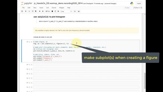 [BZAN6357 Framework] HW Assist - Histogram matplotlib, title & label | Bauer@UH BZAN6357 смотреть онлайн