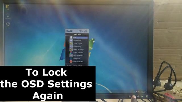 Dell Monitor OSD Settings Locked смотреть онлайн