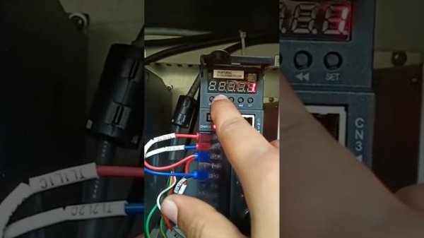 Inovance Servo drive resetting process.