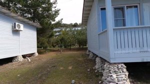 Абхазия 2021. Пансионат Сосновая роща. Пицунда. Сосновая роща в межсезонье. Погода в Абхазии в мае.