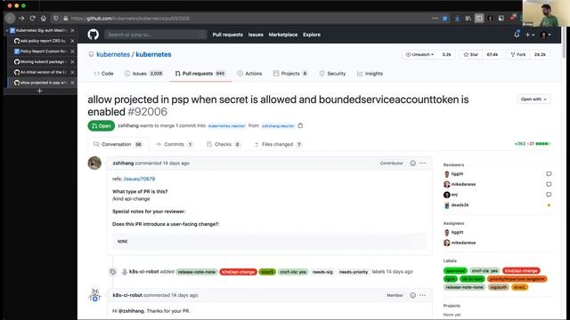 Kubernetes SIG Auth 2020-06-24 смотреть онлайн