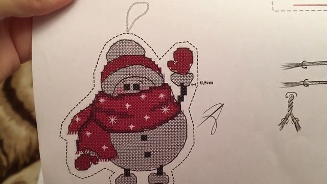 Вышивка крестиком Обзор на набор от Luca-S Christmas toys JK015! смотреть онлайн