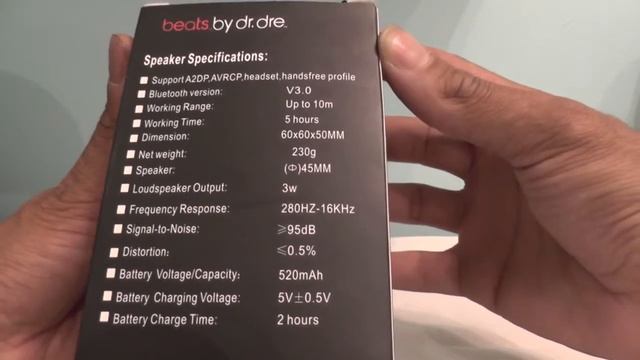 Beats By Dre Beatbox Bluetooth Speaker Unboxing смотреть онлайн