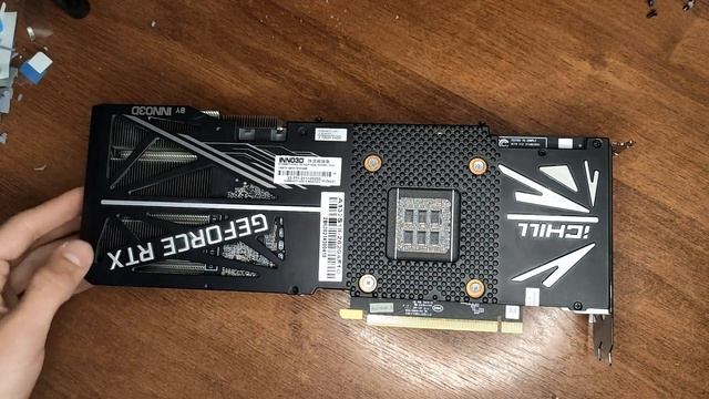INNO3D iChill RTX3080TI из китая — Замена термопрокладок от А до Я. Обзор в майнинге. смотреть онлайн