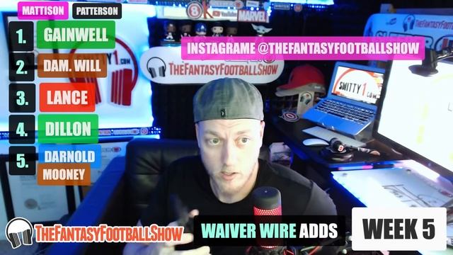 Week 5: Fantasy Football 2021 Waiver Wire Adds смотреть онлайн