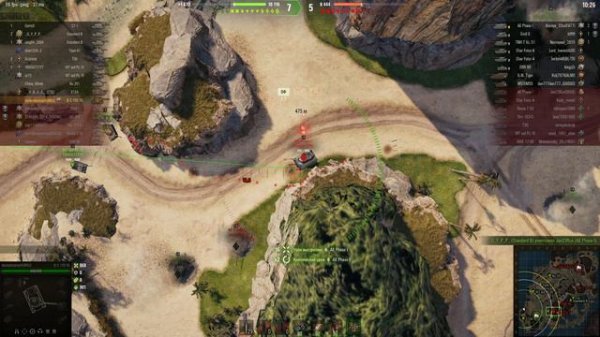 Лучшая позиция для арты на карте Устричный залив