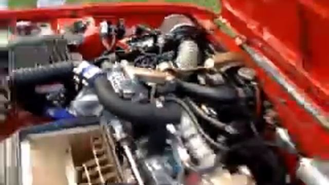 Fiat 128 Coupe Supercharged (roots type) Engine Bay смотреть онлайн