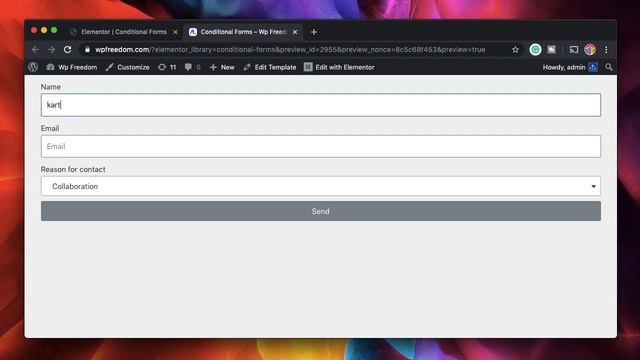 Elementor forms conditional logic fields - using Dynamic content plugin смотреть онлайн