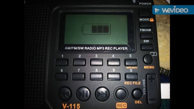 TIVDIO V-115 AM FM SW MP3 Recorder Player Radio USB Rechargeable смотреть онлайн