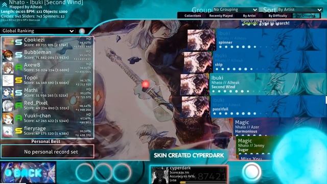 [osu!skins] Обзор скина: Rohulk 4 & 5 (Remake) (cyperdark) смотреть онлайн