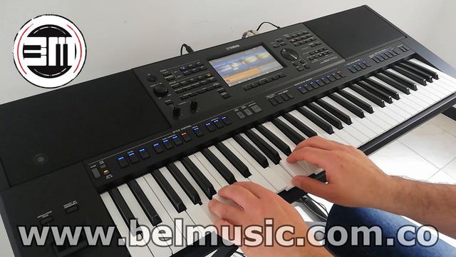 Yamaha PSR SX700 reseña en español смотреть онлайн