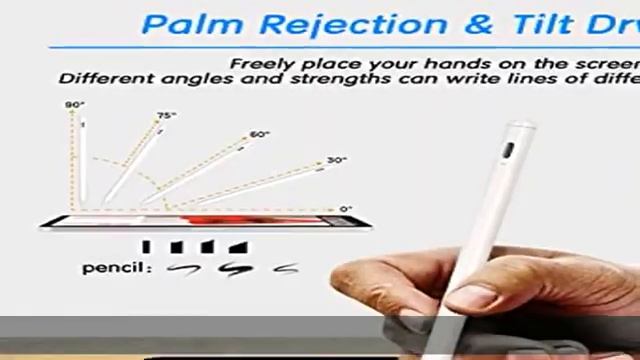 Stylus Pen for iPad with Palm Rejection, Pencil 2nd Generation Compatible with 2018-2022 Apple iPad смотреть онлайн