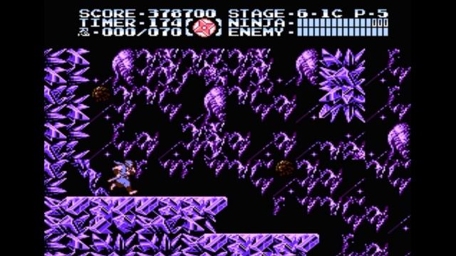 Dendy (Famicom,Nintendo,Nes) 8-bit Ninja Gaiden 3 The Ancient Ship of Doom Act 6