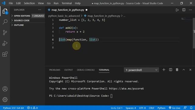 What is Map function in python in hindi - map function explained with examples #49 смотреть онлайн
