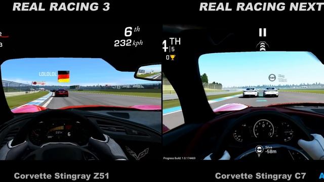 Real Racing 3 vs Real Racing Next @ Hockenheimring смотреть онлайн