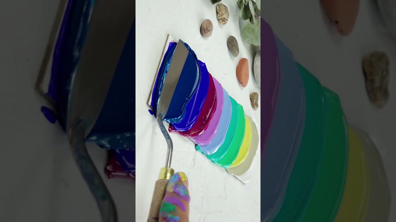 Идеальный мазок, минимальная усадка, невероятный объём! Тот самый Акрил-Арт от ТАИР #shorts #акрил смотреть онлайн