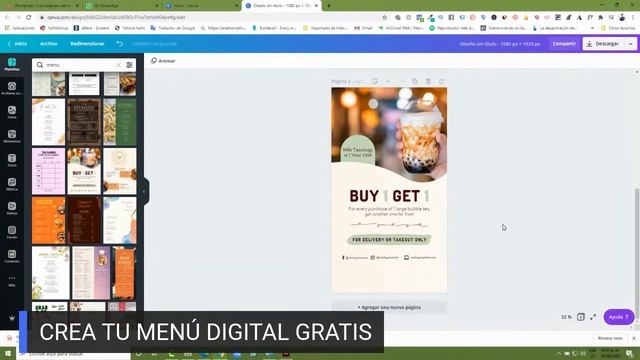 ? Cómo crear un menú digital con código qr para restaurante GRATIS en 5 minutos Beto López parte 1 смотреть онлайн