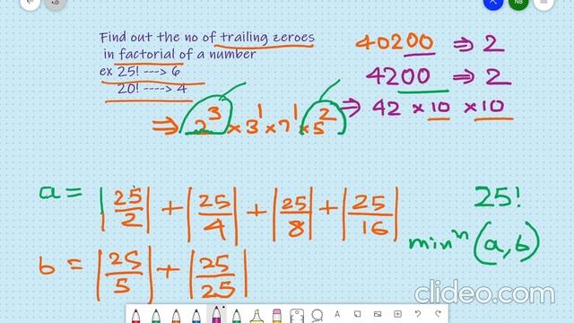 Trailing Zeroes in a factorial | Python Programming Tutorial I Number System смотреть онлайн