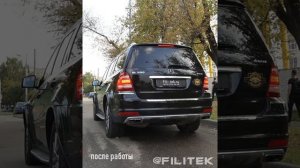 Спортивный выхлоп на Mercedes GL500 W164