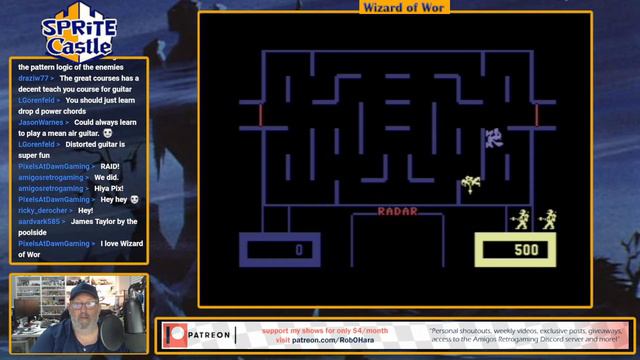 Sprite Castle Plays Wizard of Wor (C64) смотреть онлайн