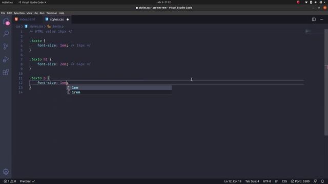 DESVENDANDO UNIDADES ... EM e REM do CSS 3 #1 смотреть онлайн