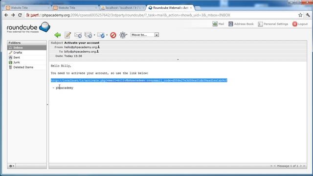 PHP Tutorials: Register & Login (Part 14): Email Activation (Part 4) смотреть онлайн