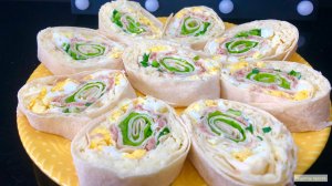 Лаваш с тунцом, сыром и яйцами | лаваш начинки | рецепты просто.mp4