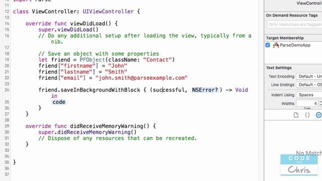 How To Use Parse (Swift, Xcode) - Ep 3 - Save Data to Parse смотреть онлайн